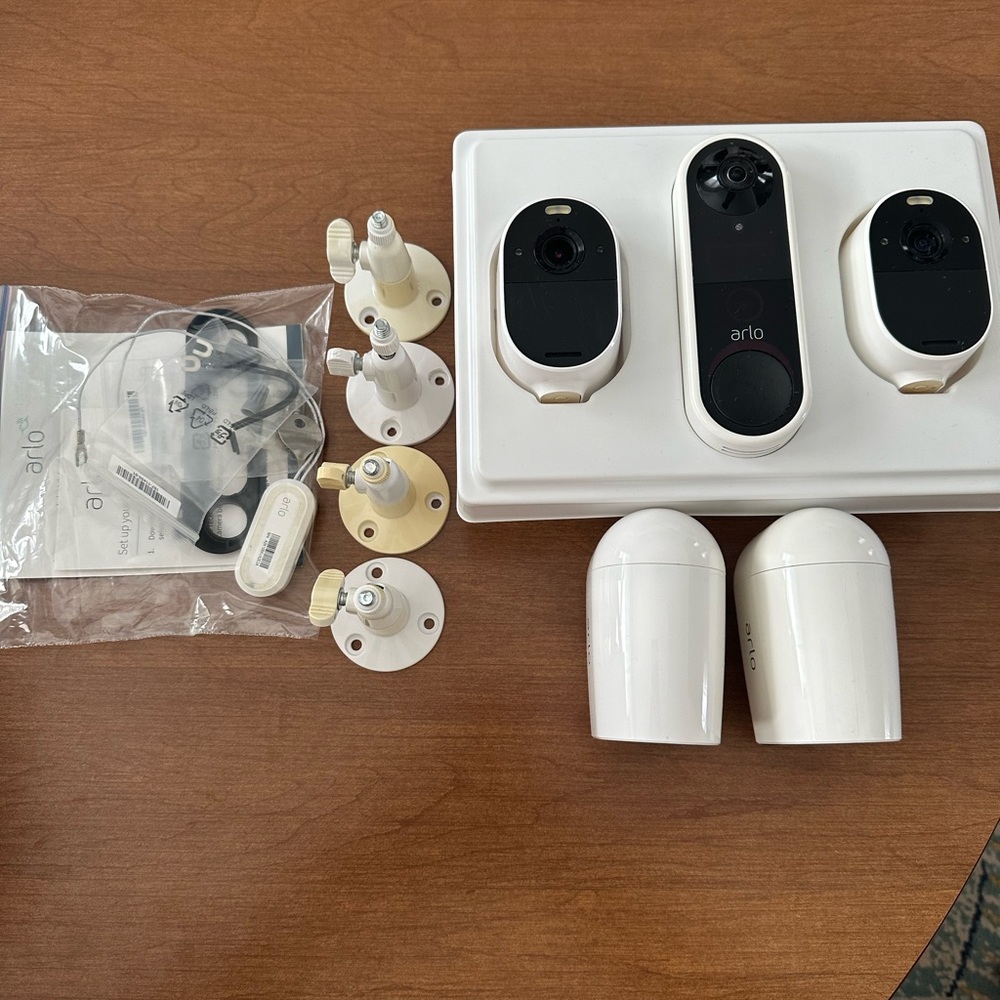 Arlo Essential Security Cameras and Video Doorbell